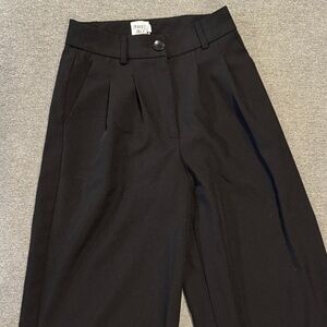 Princess Polly Black Buttoned Trousers